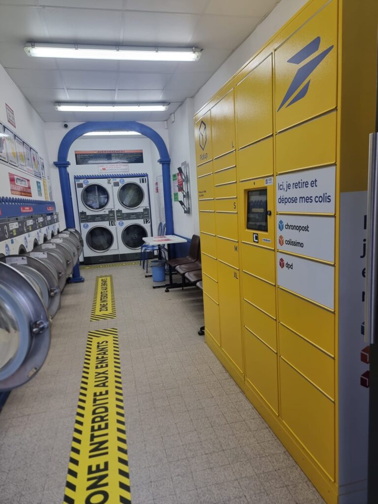 Sèche-linges grande capacité de la Laverie du Castelet à Toulouse